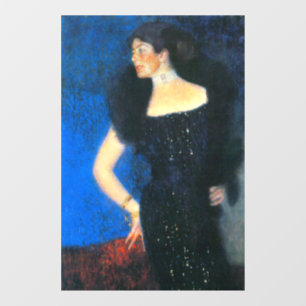 Klimt Portrait of Rose von Rosthorn-Friedmann Window Cling