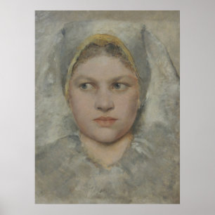 Klimt Portrait Study – Hannakin Head Print