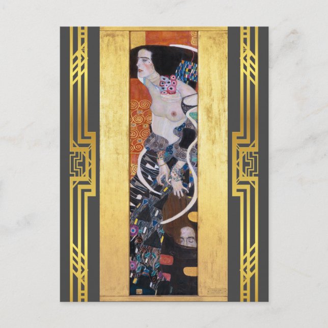 Klimt Restored Judith II Salome Art Nouveau Postcard (Front)