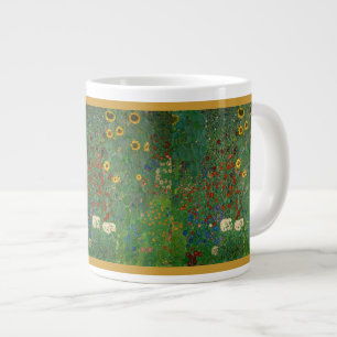 Klimt Sunflowers Jumbo Mug