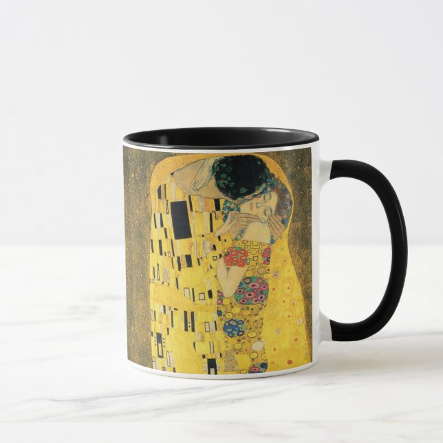 Klimt The Kiss Painting Mug (Right)
