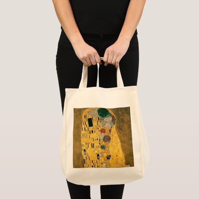 Klimt // The Kiss Painting Tote Bag (Front (Product))
