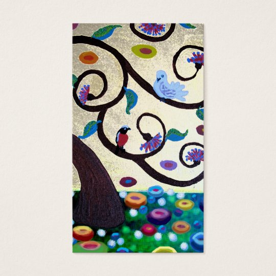Klimt tree business card