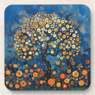 Klimt Tree of Life Coaster