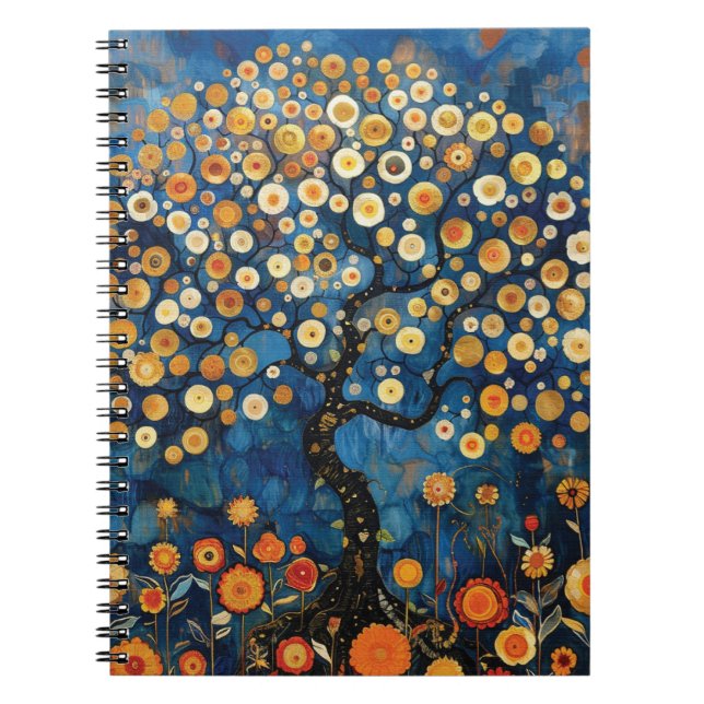 Klimt Tree of Life Notebook (Front)