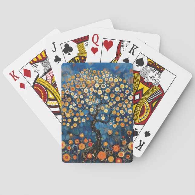 Klimt Tree of Life Playing Cards (Back)