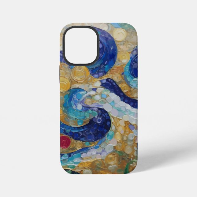 Klimt Water Serpents iPhone Case (Back)