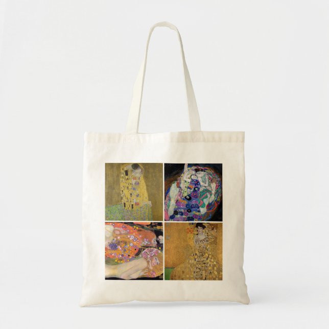 Klimt's Paintings Tote Bag (Front)