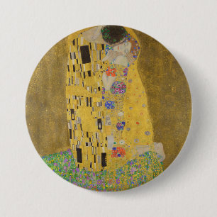 Klimt's The Kiss 3 Inch Round Button