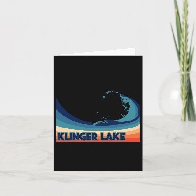 Klinger Lake  Card (Front)