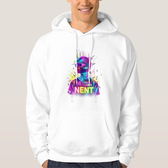 klink T-Shirt black and white  Hoodie (Front)