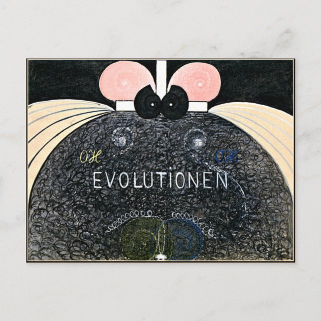 Klint - Evolution, No. 07, Group VI, abstract art Postcard (Front)