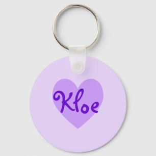 Kloe in Purple Keychain