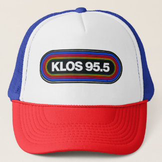Klos fm radio station vintage classic rock trucker hat