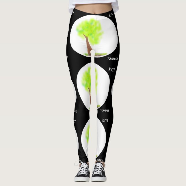 km tree painting leggings (Devant)