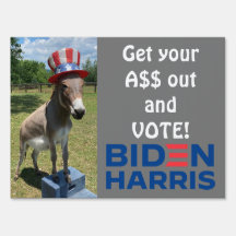 KMCphoto Biden Donkey yard sign