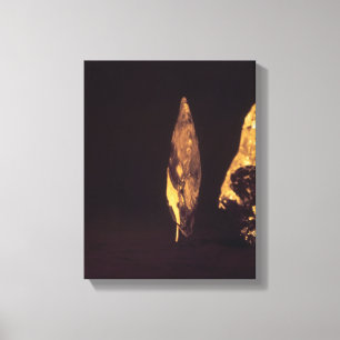 Knapped axe or spear head canvas print