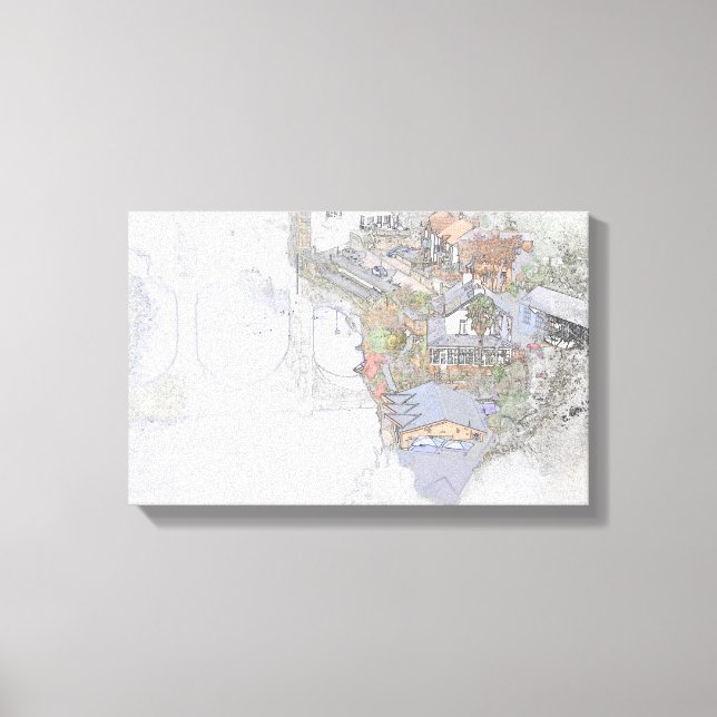 Knaresborough Viaduct Canvas Print (Front)