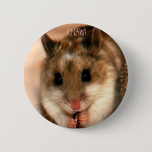 Knaw! 2 Inch Round Button (Front)