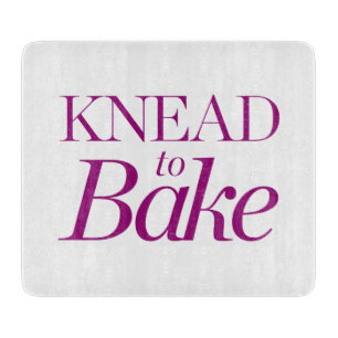 Knead To Bake Cutting Board