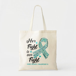 Knee Injury Awareness Month Ribbon Gifts Tote Bag