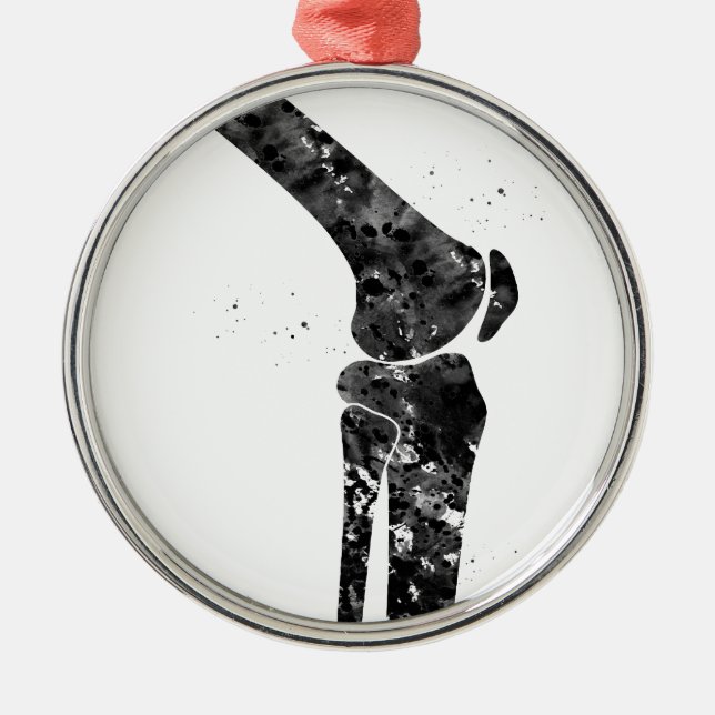 Knee Metal Ornament (Front)