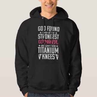 Knee Replacement Funny Strongest Surgery Recovery  Hoodie