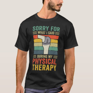 Knee Replacement Funny Therapy Surgery Recovery Ar T-Shirt