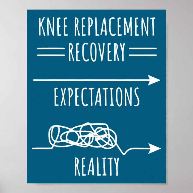 Knee Replacement Recovery Expectations Reality Sur Poster (Front)