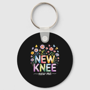 Knee Replacement Recovery Surgery Funny New Knee N Keychain