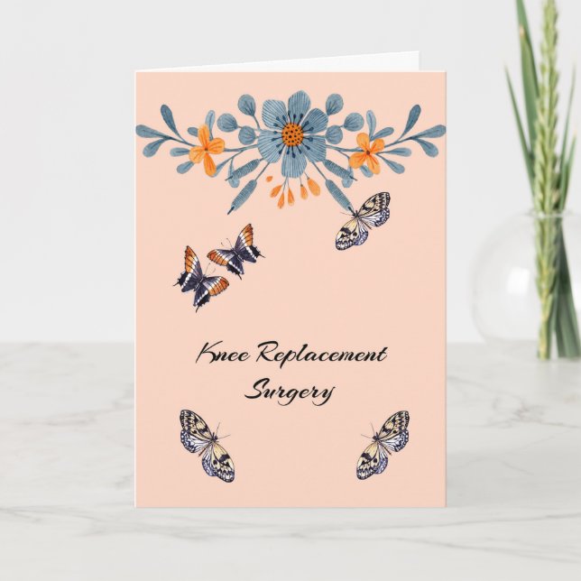 Knee Replacement Surgery Get Well Card (Front)