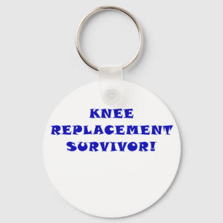 Knee Replacement Survivor Keychain