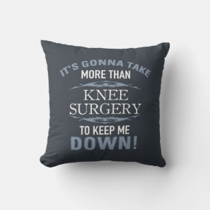 Knee Surgery Humour Throw Pillow