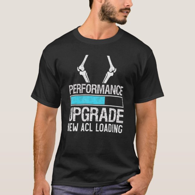 Knee Surgery Survivor  ACL Bionic Knee Replacement T-Shirt (Front)