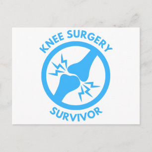 Knee Surgery Survivor  Postcard