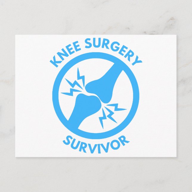 Knee Surgery Survivor  Postcard (Front)