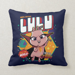 Kneel Before Lulu Throw Pillow