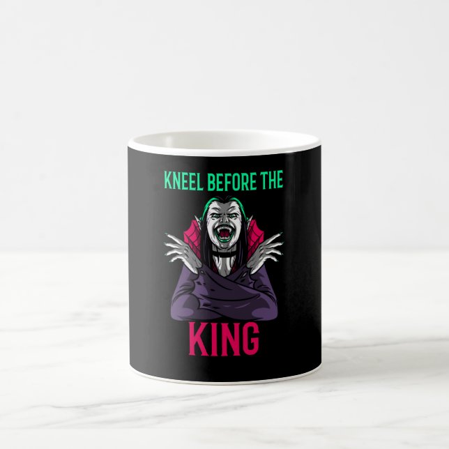 Kneel Before the King Dracula Coffee Mug (Center)