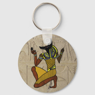 Kneeling Anubis Keychain
