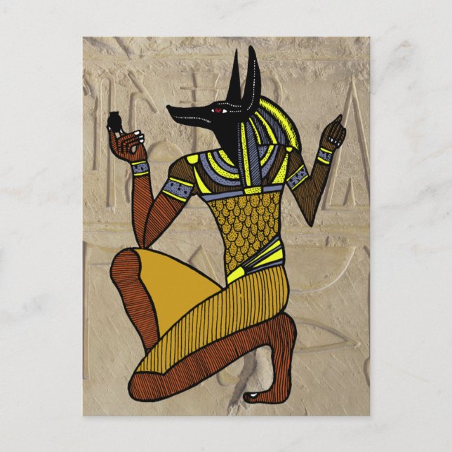 Kneeling Anubis Postcards (Front)