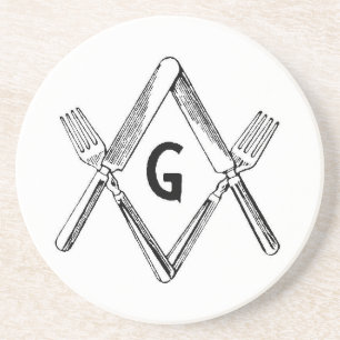 Knife and Fork Degree Coaster