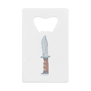 Knife Credit Card Bottle Opener