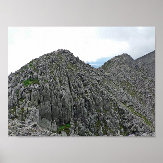 Knife Edge trail, Baxter State Park, Maine Poster (Front)