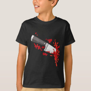 Knife In The Ck Halloween Murder Costume Knife In T-Shirt