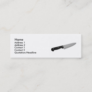 Knife Mini Business Card