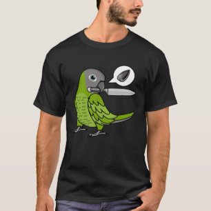 Knife Parrot Wants Seeds I Dusky headed Conure T-Shirt