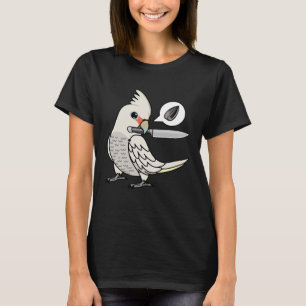 Knife Parrot Wants Seeds I Goffins Cockatoo T-Shirt
