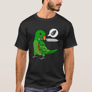 Knife Parrot Wants Seeds I Male Eclectus T-Shirt