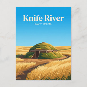 Knife River Indian Villages National Historic Site Postcard