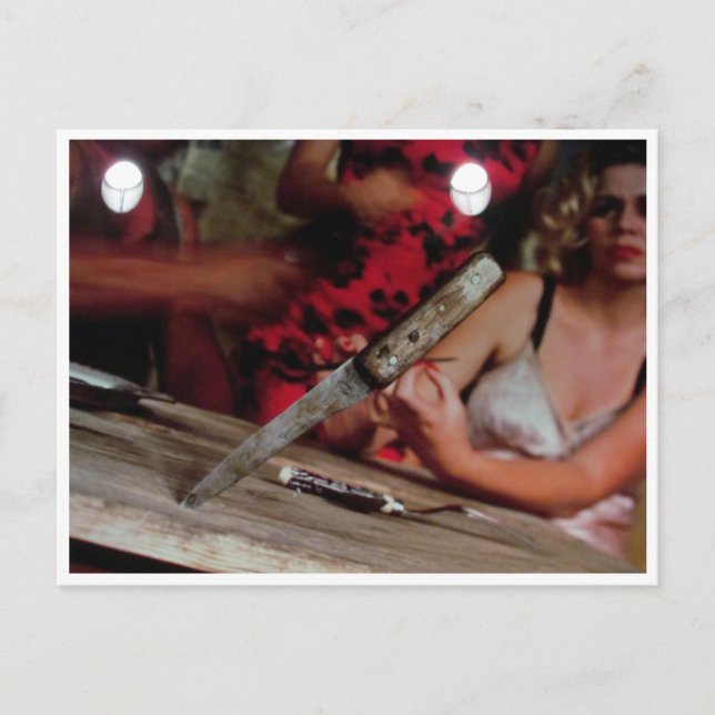 knife thoughts postcard (Front)